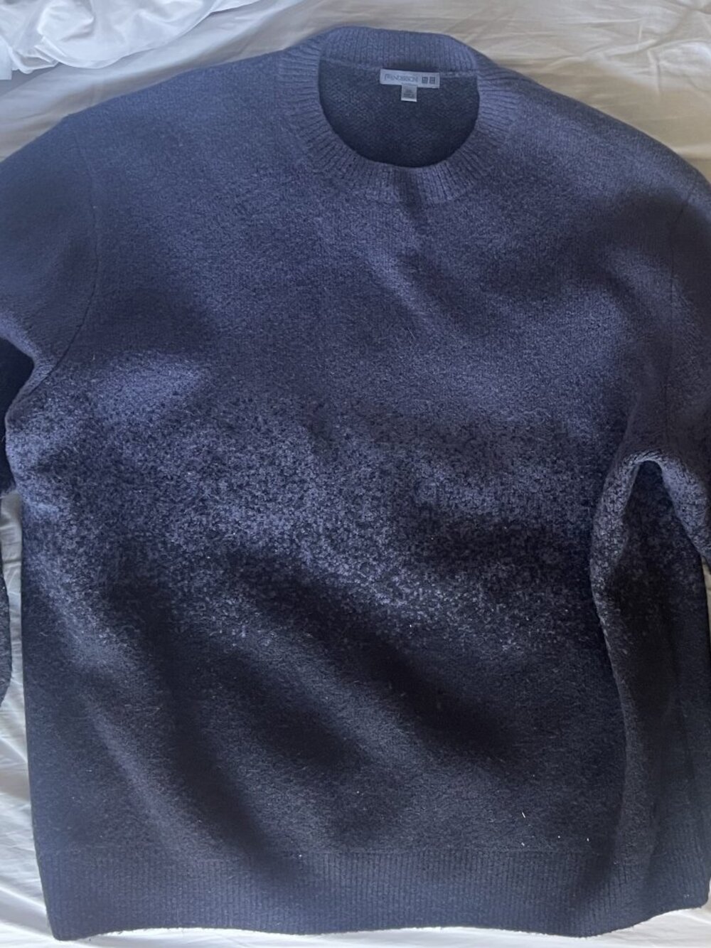 UNIQLO and JW ANDERSON Souffle Yarn Gradient Crew Neck Sweater